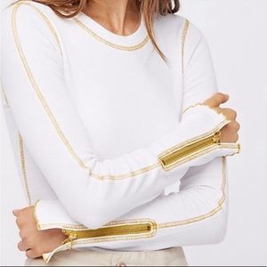 Free People Bell Sleeve Thermal NWOT